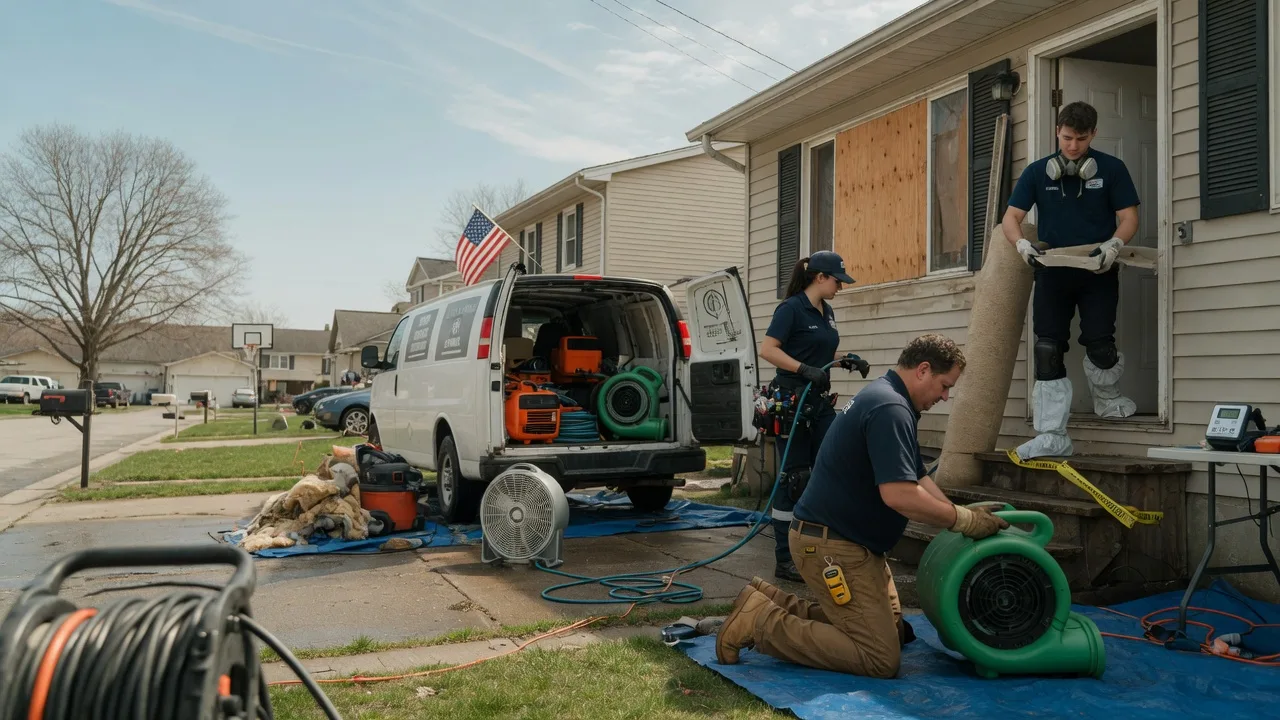 Water Damage Restoration in Adrian, MI near me